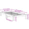 vidaXL Bed Frame without Mattress 90x190 cm Single Solid Wood Pine