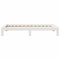 vidaXL Bed Frame without Mattress White 90x190 cm Single Solid Wood Pine