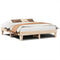 vidaXL Bed Frame without Mattress 200x200 cm Solid Wood Pine