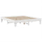 vidaXL Bed Frame without Mattress White 200x200 cm Solid Wood Pine