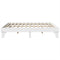 vidaXL Bed Frame without Mattress White 200x200 cm Solid Wood Pine