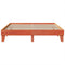 vidaXL Bed Frame without Mattress Wax Brown 200x200 cm Solid Wood Pine