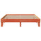 vidaXL Bed Frame without Mattress Wax Brown 180x200 cm Super King Solid Wood Pine