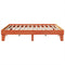 vidaXL Bed Frame without Mattress Wax Brown 180x200 cm Super King Solid Wood Pine