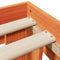 vidaXL Bed Frame without Mattress Wax Brown 180x200 cm Super King Solid Wood Pine