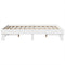 vidaXL Bed Frame without Mattress White 160x200 cm Solid Wood Pine