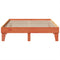 vidaXL Bed Frame without Mattress Wax Brown 160x200 cm Solid Wood Pine