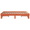 vidaXL Bed Frame without Mattress Wax Brown 160x200 cm Solid Wood Pine