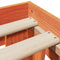 vidaXL Bed Frame without Mattress Wax Brown 160x200 cm Solid Wood Pine