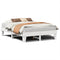 vidaXL Bed Frame without Mattress White 150x200 cm King Size Solid Wood Pine