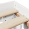 vidaXL Bed Frame without Mattress White 150x200 cm King Size Solid Wood Pine