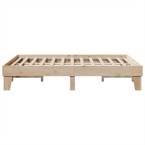 vidaXL Bed Frame without Mattress 140x200 cm Solid Wood Pine