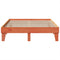 vidaXL Bed Frame without Mattress Wax Brown 140x200 cm Solid Wood Pine