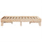 vidaXL Bed Frame without Mattress 120x200 cm Solid Wood Pine