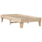 vidaXL Bed Frame without Mattress 100x200 cm Solid Wood Pine