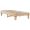 vidaXL Bed Frame without Mattress 100x200 cm Solid Wood Pine