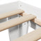 vidaXL Bed Frame without Mattress White 100x200 cm Solid Wood Pine