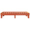vidaXL Bed Frame without Mattress Wax Brown 100x200 cm Solid Wood Pine
