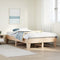 vidaXL Bed Frame without Mattress 135x190 cm Double Solid Wood Pine