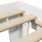 vidaXL Bed Frame without Mattress White 75x190 cm Small Single Solid Wood Pine