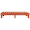 vidaXL Bed Frame without Mattress Wax Brown 75x190 cm Small Single Solid Wood Pine