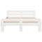 vidaXL Bed Frame without Mattress White 200x200 cm Solid Wood Pine