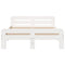 vidaXL Bed Frame without Mattress White 180x200 cm Super King Size Solid Wood Pine