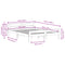 vidaXL Bed Frame without Mattress 160x200 cm Solid Wood Pine
