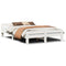 vidaXL Bed Frame without Mattress White 160x200 cm Solid Wood Pine