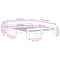 vidaXL Bed Frame without Mattress White 160x200 cm Solid Wood Pine