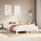 vidaXL Bed Frame without Mattress White 160x200 cm Solid Wood Pine