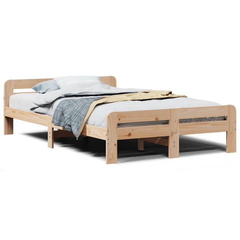 vidaXL Bed Frame without Mattress 120x200 cm Solid Wood Pine