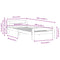 vidaXL Bed Frame without Mattress Wax Brown 90x200 cm Solid Wood Pine