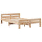 vidaXL Bed Frame without Mattress 135x190 cm Double Solid Wood Pine