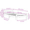 vidaXL Bed Frame without Mattress Wax Brown 75x190 cm Small Single Solid Wood Pine