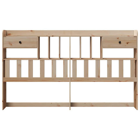 vidaXL Headboard with Storage 180 cm Solid Wood Pine