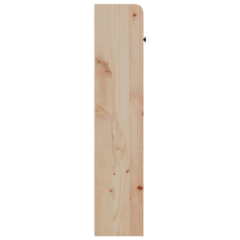 vidaXL Headboard with Storage 160 cm Solid Wood Pine
