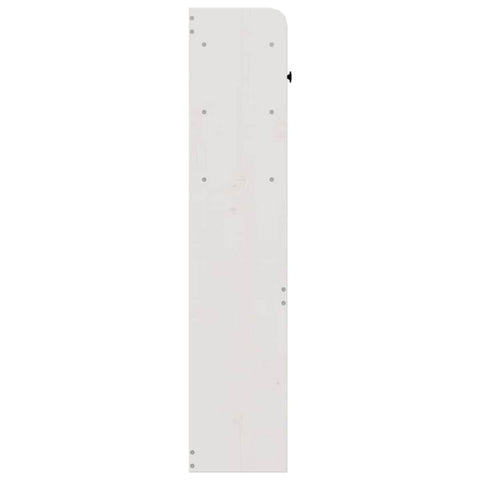 vidaXL Headboard with Storage White 135 cm Solid Wood Pine