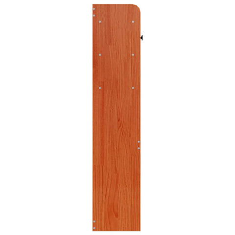 vidaXL Headboard with Storage Wax Brown 120 cm Solid Wood Pine