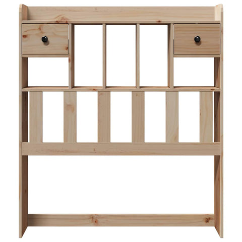 vidaXL Headboard with Storage 90 cm Solid Wood Pine