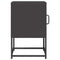 vidaXL Bedside Cabinet Black 36x39x60.5 cm Cold-rolled Steel
