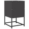 vidaXL Bedside Cabinet Black 36x39x60.5 cm Cold-rolled Steel