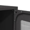 vidaXL Bedside Cabinet Black 36x39x60.5 cm Cold-rolled Steel