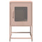 vidaXL Bedside Cabinet Pink 36x39x60.5 cm Cold-rolled Steel