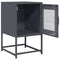 vidaXL Bedside Cabinet Anthracite 36x39x60.5 cm Cold-rolled Steel