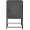 vidaXL Bedside Cabinet Anthracite 36x39x60.5 cm Cold-rolled Steel
