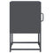 vidaXL Bedside Cabinet Anthracite 36x39x60.5 cm Cold-rolled Steel
