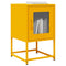 vidaXL Bedside Cabinet Mustard Yellow 36x39x60.5 cm Cold-rolled Steel