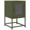 vidaXL Bedside Cabinet Olive Green 36x39x60.5 cm Cold-rolled Steel