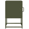 vidaXL Bedside Cabinet Olive Green 36x39x60.5 cm Cold-rolled Steel